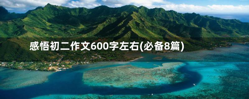 感悟初二作文600字左右(必备8篇)