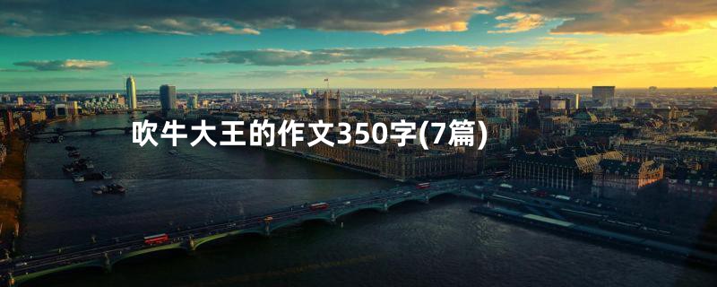 吹牛大王的作文350字(7篇)