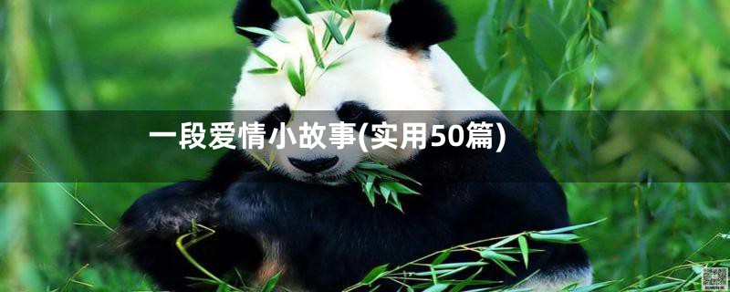 一段爱情小故事(实用50篇)