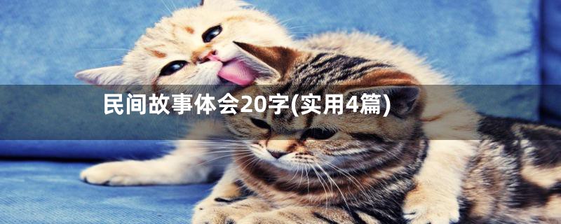 民间故事体会20字(实用4篇)