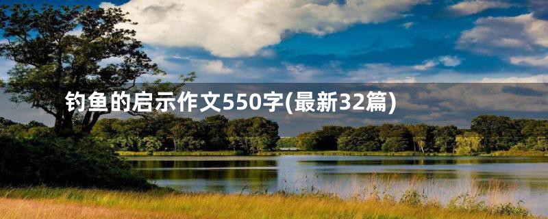 钓鱼的启示作文550字(最新32篇)