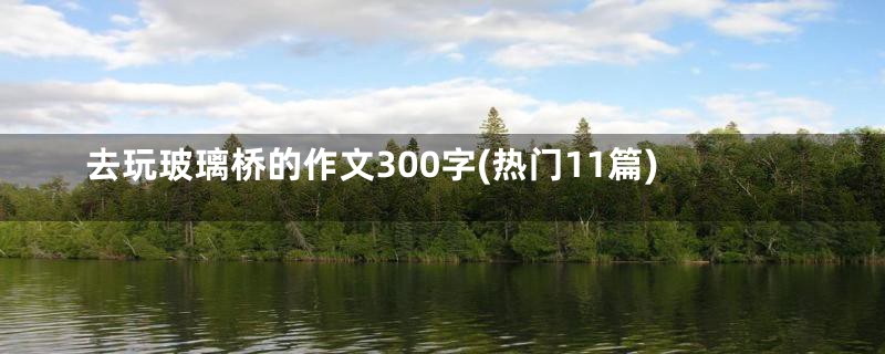 去玩玻璃桥的作文300字(热门11篇)