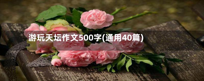 游玩天坛作文500字(通用40篇)