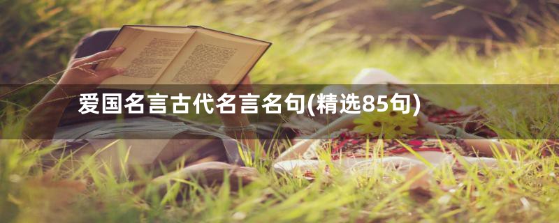 爱国名言古代名言名句(精选85句)