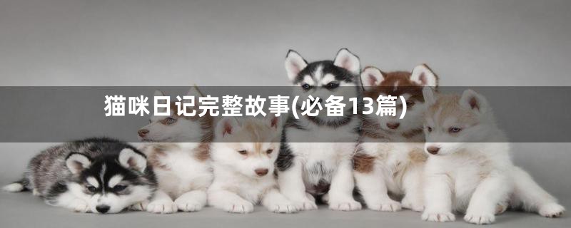 猫咪日记完整故事(必备13篇)