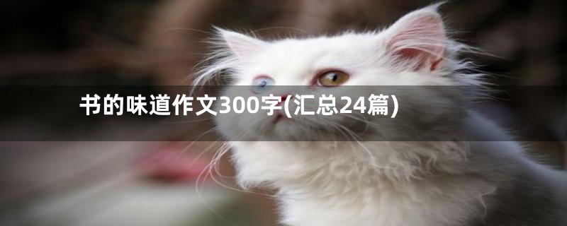 书的味道作文300字(汇总24篇)