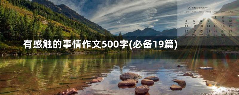 有感触的事情作文500字(必备19篇)