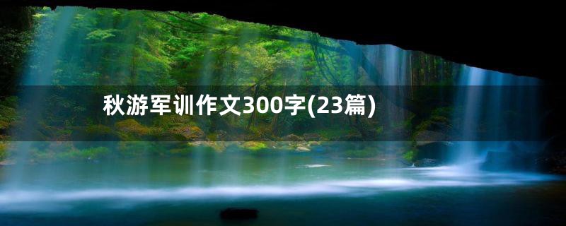 秋游军训作文300字(23篇)